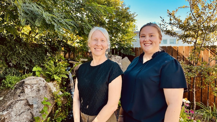 Diane Langlois et Audrey Dumais.