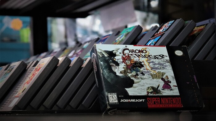 Photo de la cassette de Chrono Trigger.