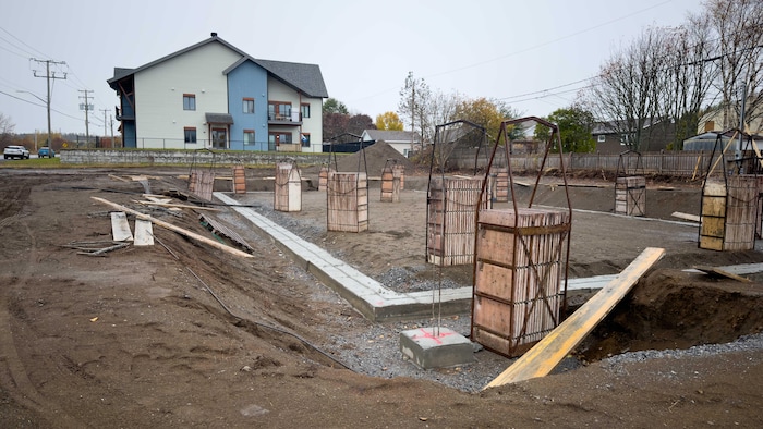 Chantier de construction.
