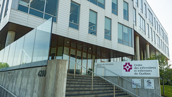 Le bâtiment abritant l’Ordre des infirmières et infirmiers du Québec.