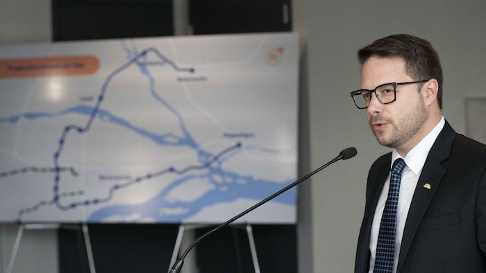 Le maire de Repentigny, Nicolas Dufour.