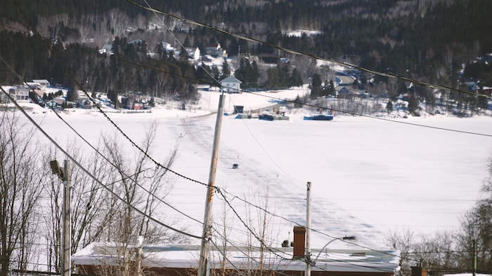 Le pont de glace du Témiscouata.