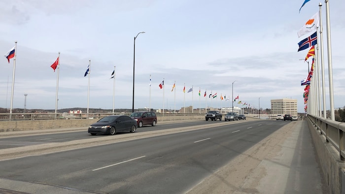 Le pont des Nations, à Sudbury.