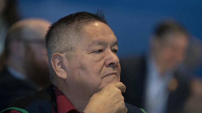 Jean-Charles Piétacho au Palais des Congrès à Montréal.