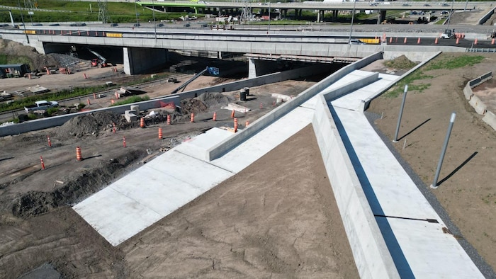 Le chantier à la tête des ponts