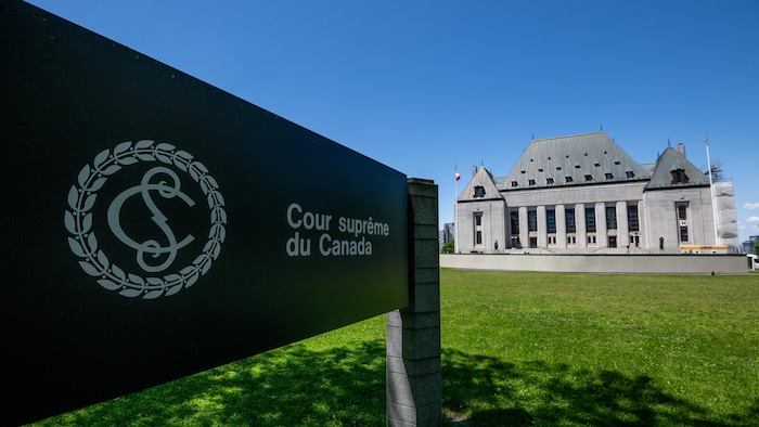 La Cour suprême du Canada, à Ottawa.