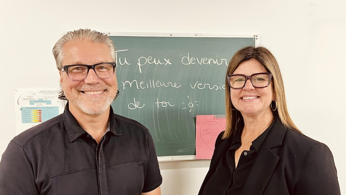 Yves Ouellet et Genevièeve Soucy. 