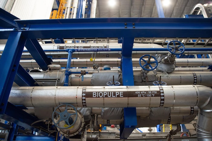 Un conduit de biopulpe.
