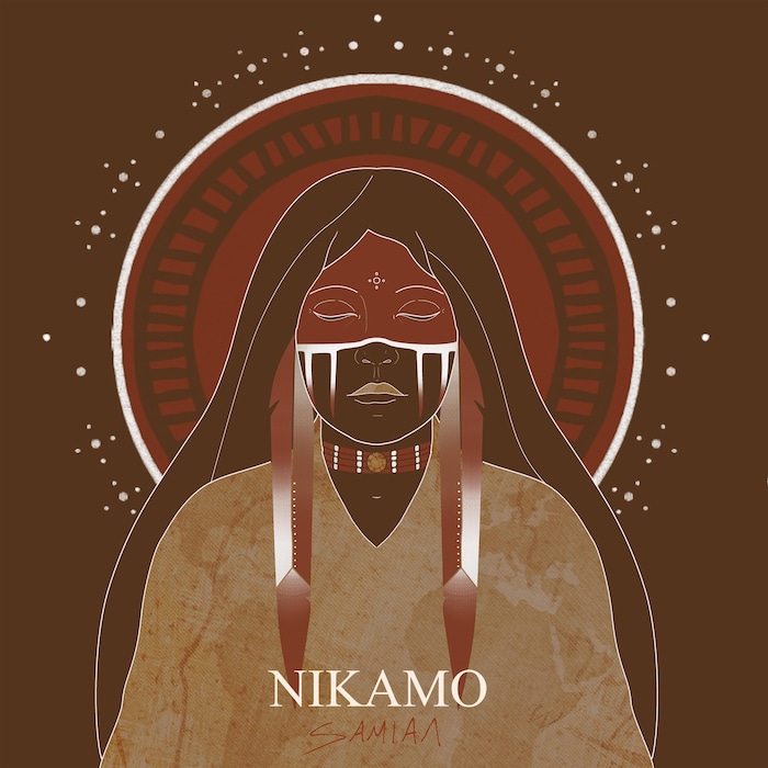 Illustration stylisée d'un Autochtone.