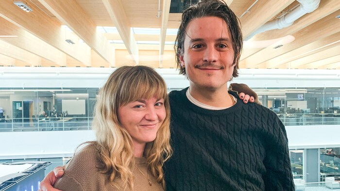 Portrait des deux artistes.