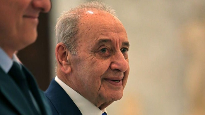 Le président du Parlement libanais Nabih Berri.