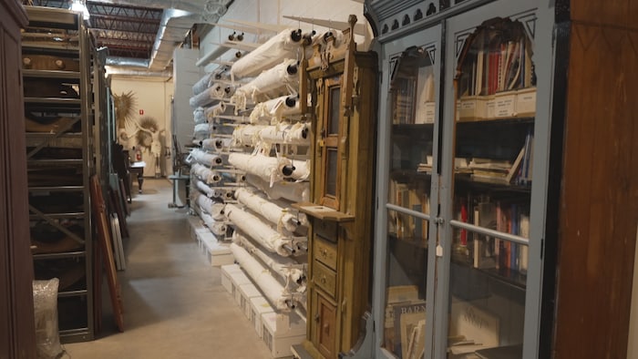 L'entrepôt du Musée acadien.