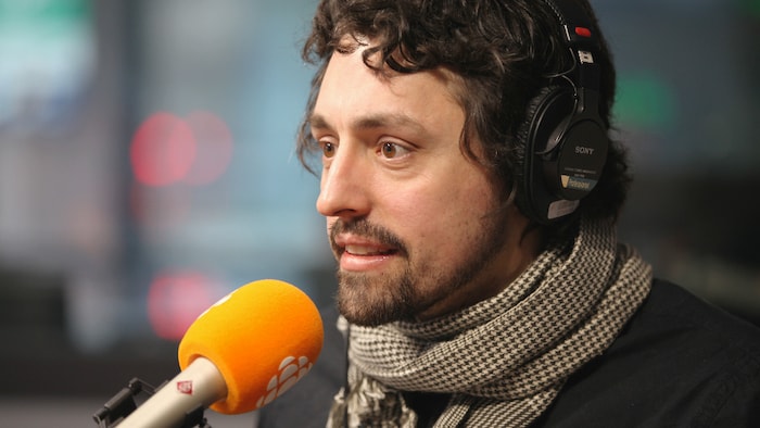 Frédérick Lavoie, en studio