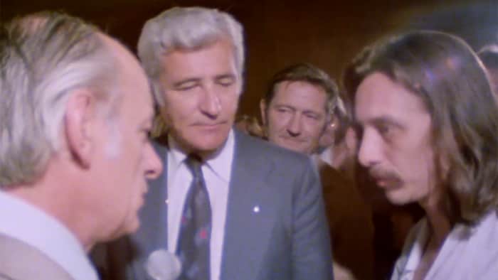 René Lévesque and Serge flowers in 1978. serge fiori died age 73