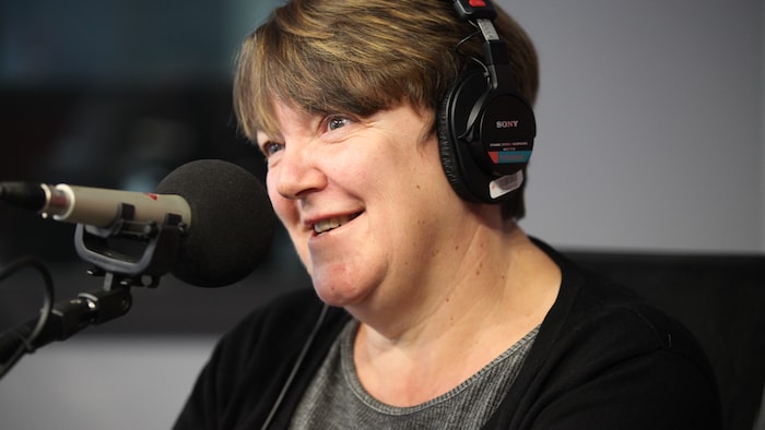 Photo de Lise Tremblay, en studio