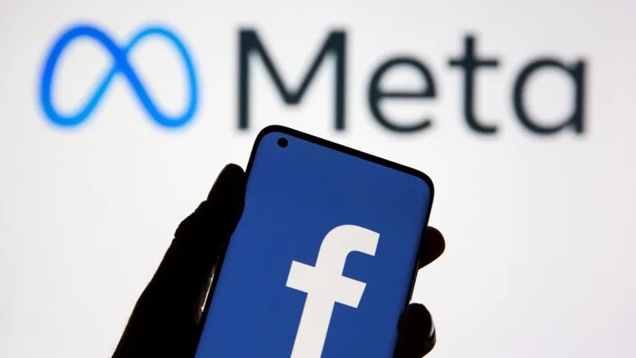 Logo ng Meta at Facebook.
