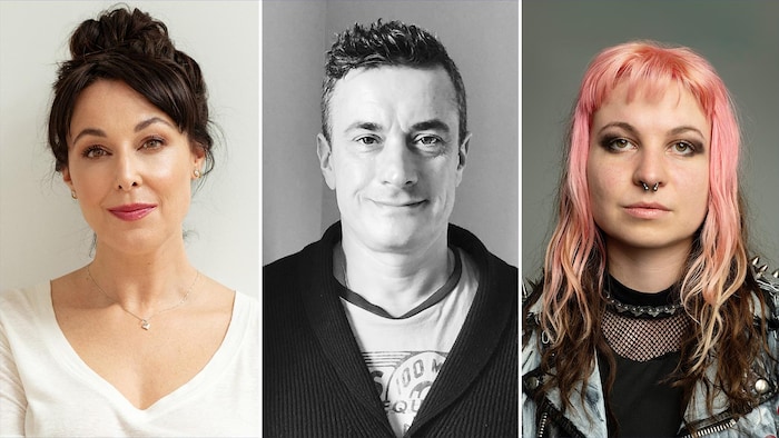 Montage des photos de Claudia Larochelle, Éric Mathieu et Pierrot.