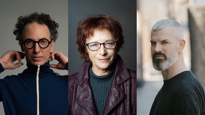 Montage photo des portraits des trois personnes.