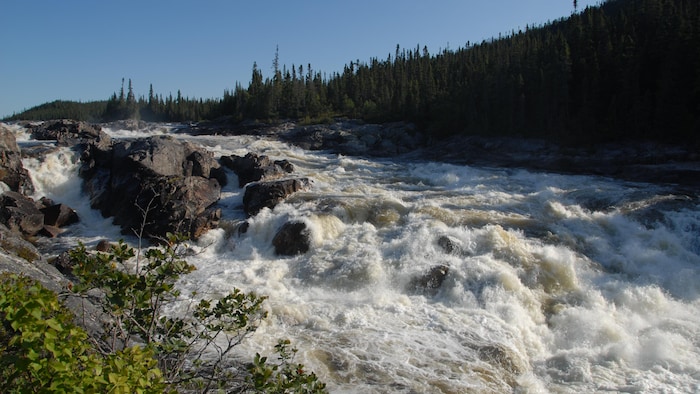 Une chute de la rivière Magpie