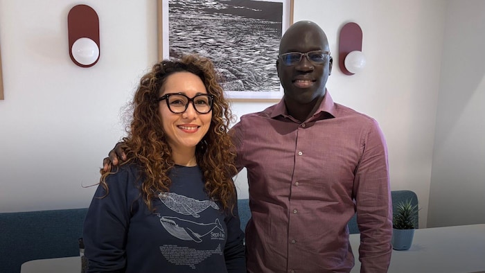Portrait de Mbégou Faye et Khouloud Gharbi.