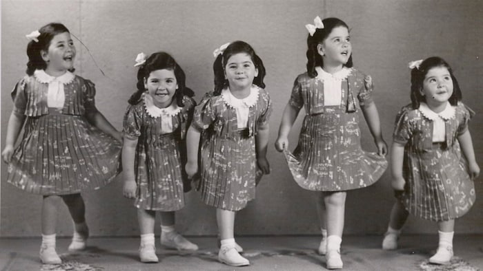 Les soeurs Dionne en 1939