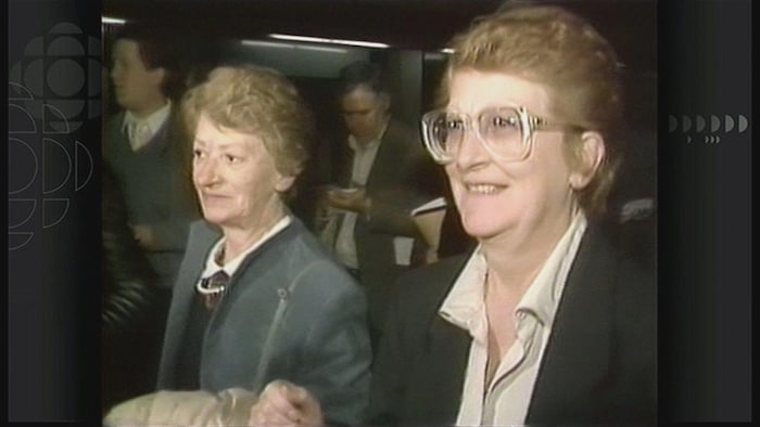 Laurence et Micheline Lévesque ont été acquittées de trafic de drogue en 1987.