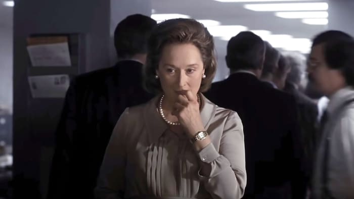 L'actrice Meryl Streep, dans son rôle pour le film « Le Post ».