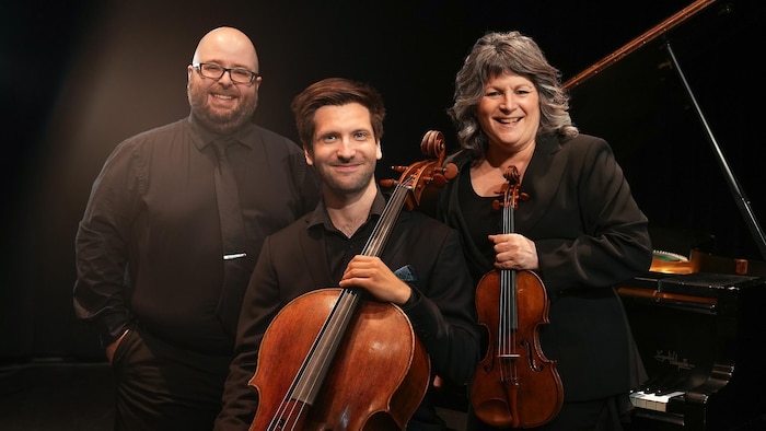 Dantonio Pisano, Dominique Beauséjour-Ostiguy et Anne Robert.