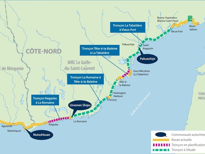 Le ministère des Transports a amorcé les travaux préparatoires au prolongement de la route 138 à l'été 2021.