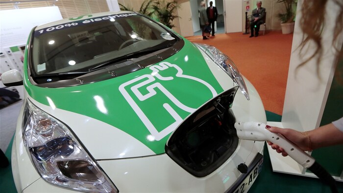 Une voiture électrique de Nissan