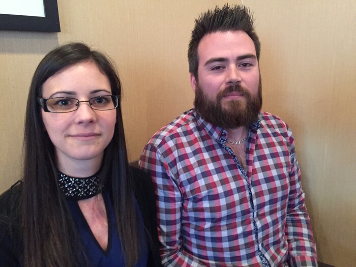 Valérie Beaulieu et Carl Laftuska, parents de Zac Laftuska, atteint d'amyotrophie spinale.