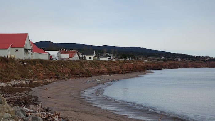 La plage de l'Anse-à-Beaufils.