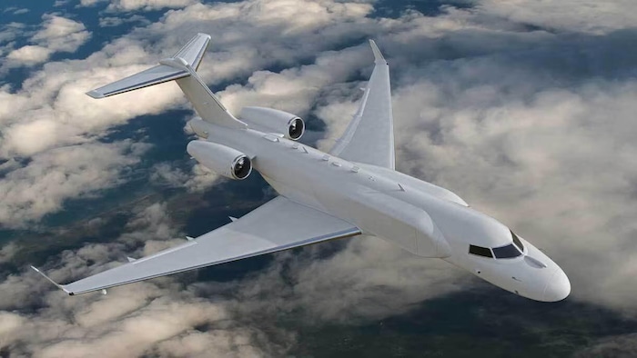 Image graphique d'un avion