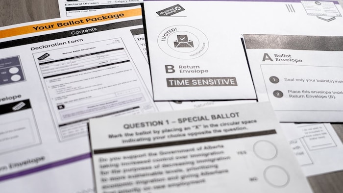 Des bulletins de vote par correspondance.Septembre 2026.