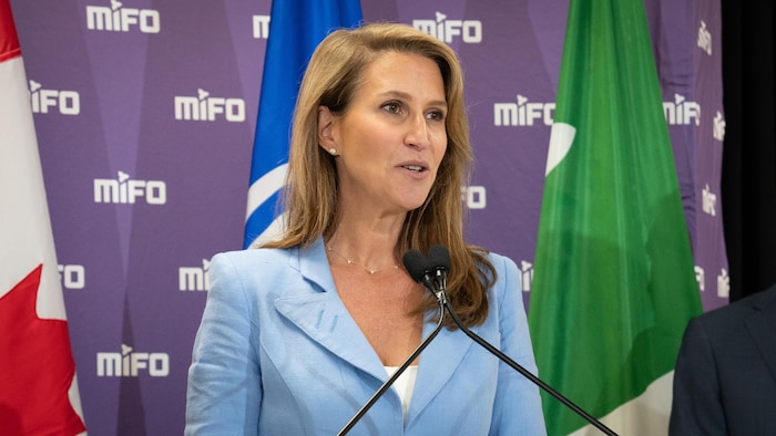 La ministre des Affaires francophones de l'Ontario, Caroline Mulroney.