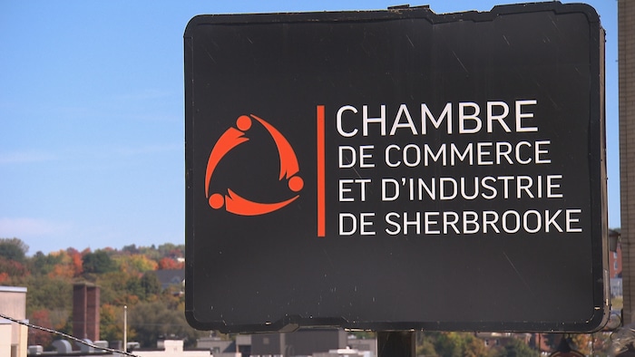 affiche de la Chambre de commerce et de l'industrie de Sherbrooke.