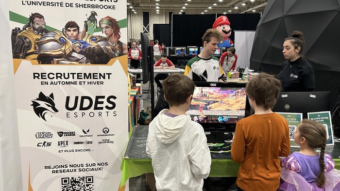 Des étudiants du club de l'Université de Sherbrooke.