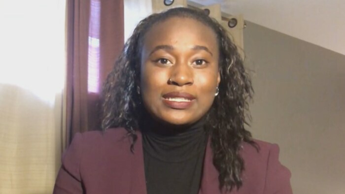 Djeinabou Barry, présidente de l’Association des étudiants noirs en droit de l’Université de Sherbrooke.