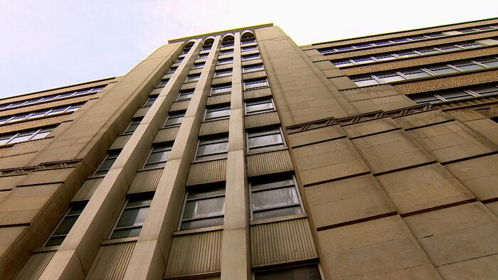 La façade d'un immeuble.