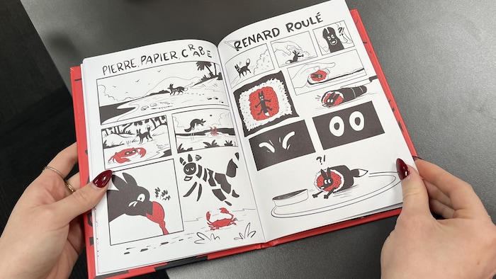 Une planche de bande dessinée.