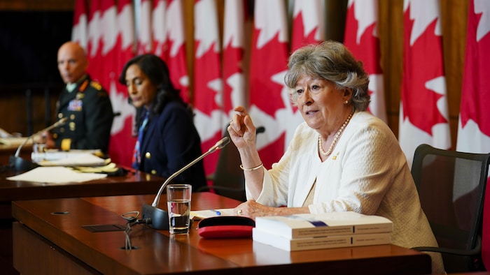Image d'une conférence de presse.