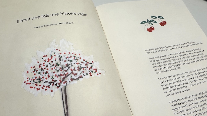 Une vue intérieure d'un exemplaire du magazine «Miam».