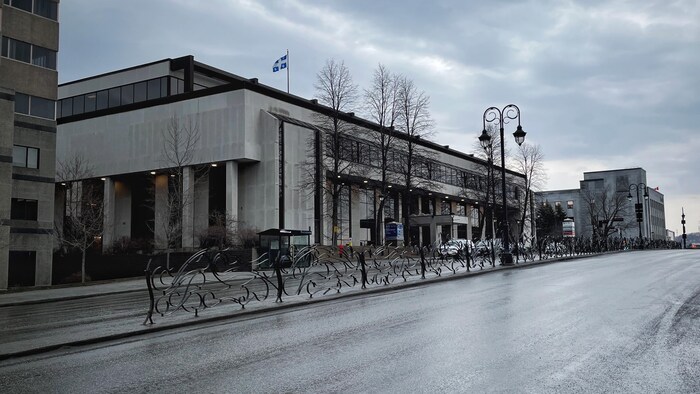 Le palais de justice de Sherbrooke. 