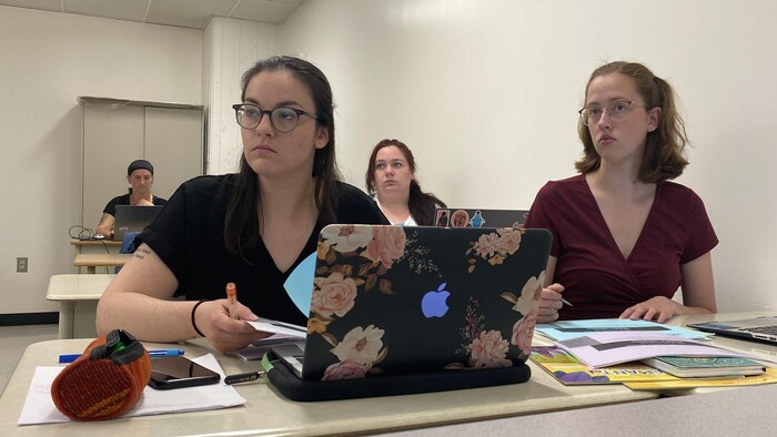 Des étudiantes du parcours travail-études en éducation à l'enfance.