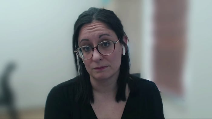 Patricia Trudel en appel vidéo.
