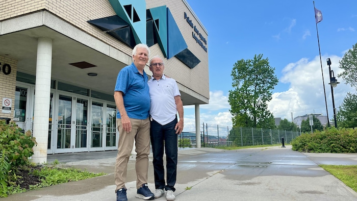 Pierre Turgeon et Jacques Petit.