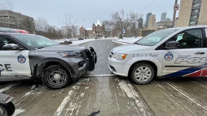 Réunion De La Commission De Police à Toronto En Prévision Dune