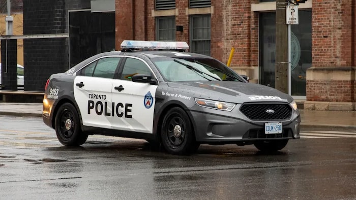 Une voiture de la police de Toronto.