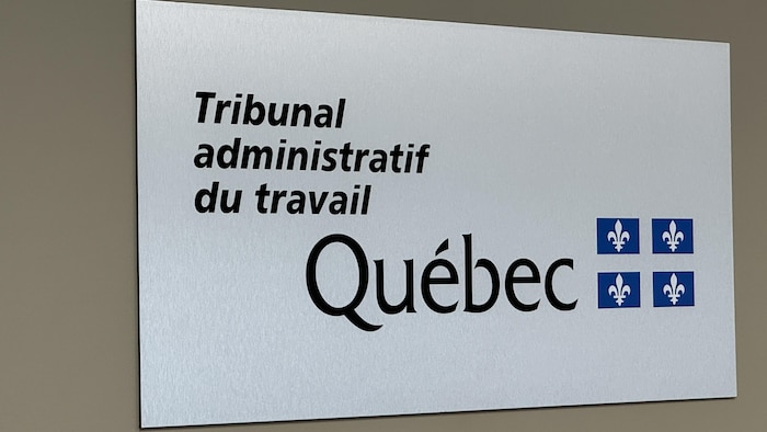 A poster for the Rimouski Administrative Tribunal.