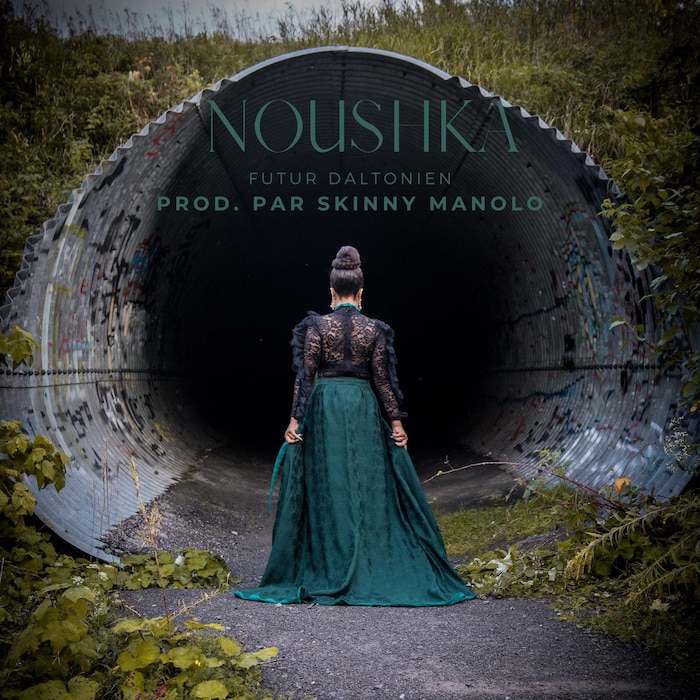 La couverture de l'album « Futur daltonien » de Noushka.